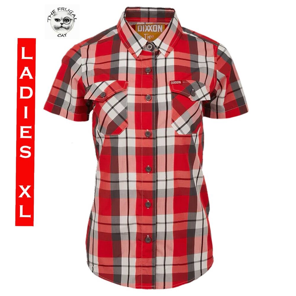 DIXXON - SKIPPER Bamboo Shirt - S/S Button Down - Women's XL